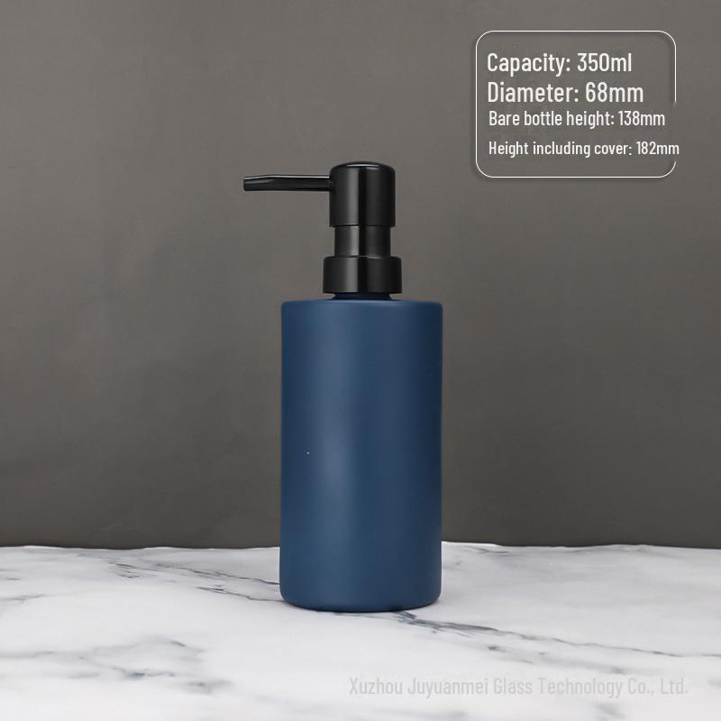 Стеклянный флакон для лосьона и мыла в скандинавском стиле для дома, дезинфицирующее средство для рук и гель для душа в отеле