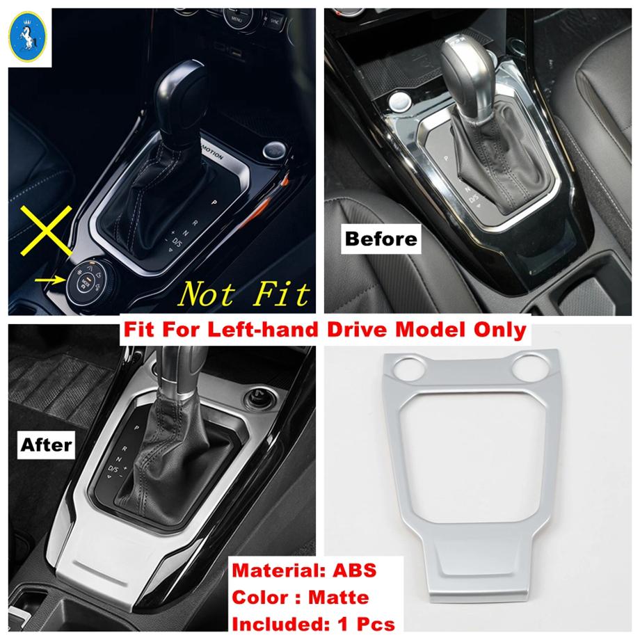 Matte Car Window Glass Lift / Water Cup Holder / AC Air Outlet Cover Trim ABS Accessories For Volkswagen T-Roc T Roc 2018 -