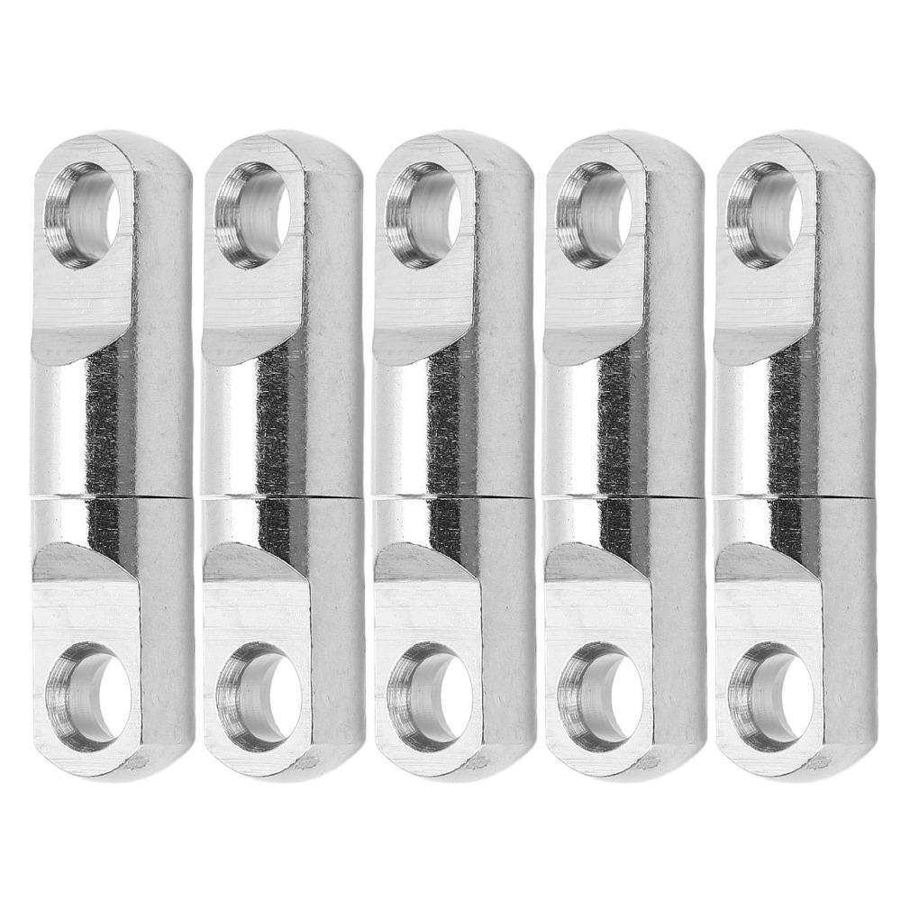 15PCS 360° Fishing Swivels Stainless Steel Swivel Connectors Bearing Swivels Fishing Accessories
