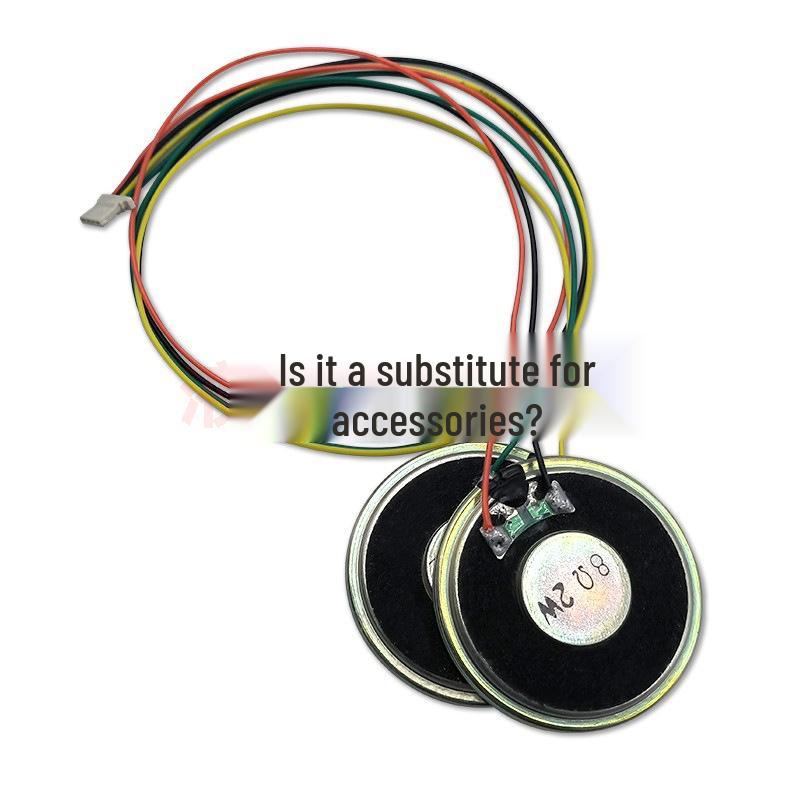 Small Round Speaker, 8 Ohm, 0.5/1/2 Watt, 20/30/40/77mm for Doorbell, Toy, Walkie-Talkie