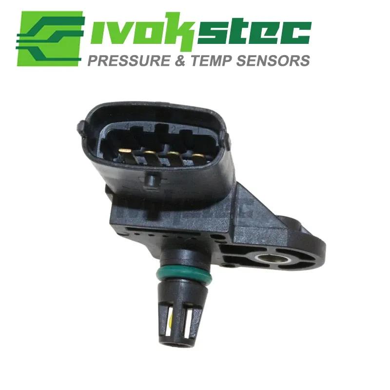 With Plug 4Bar MAP Sensor Turbo Boost Air Pressure Sensor For Fiat Mercedes Nissan VW 0281002456 0 281 002 456 0261230373