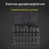 Adjustable Iron Sand Weight-Bearing Vest for Running and Training - Breathable, Invisible Fitness Equipment.