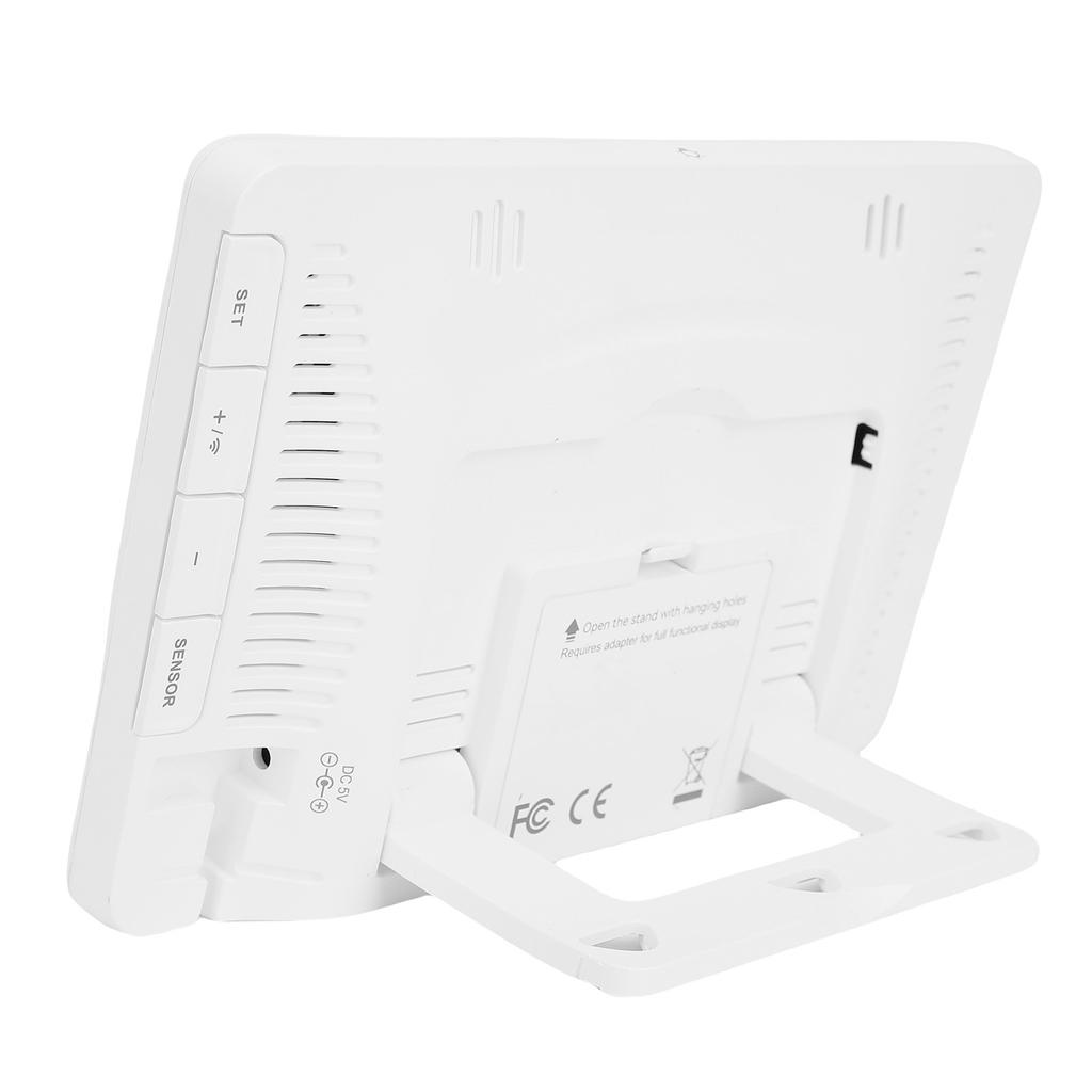 LCD Display Kit, Indoor Outdoor Wifi Temperature Humidity Weather Forecast, 12-24H Forecast with APP, for Home and Use