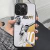 Футбольный S-Star M-MbappeS-S Чехол для телефона для iPhone 17,16,15,14,13,12,11 Plus,Pro Max,XS,Цветной Серебряный Покрытый Внутренний Чехол