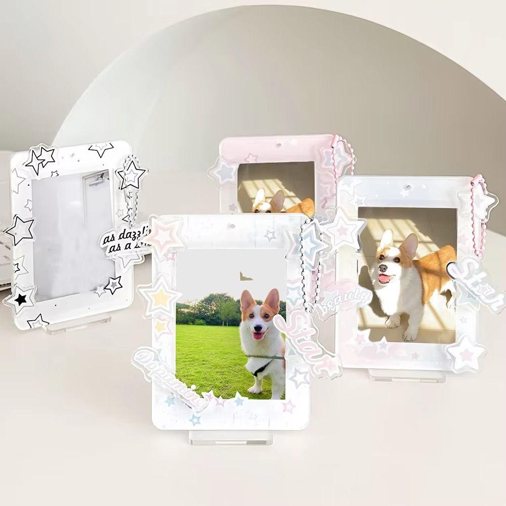 Star Korean Style Card Holder Desktop Decoration ID Card Holders Student Card Cover  Student