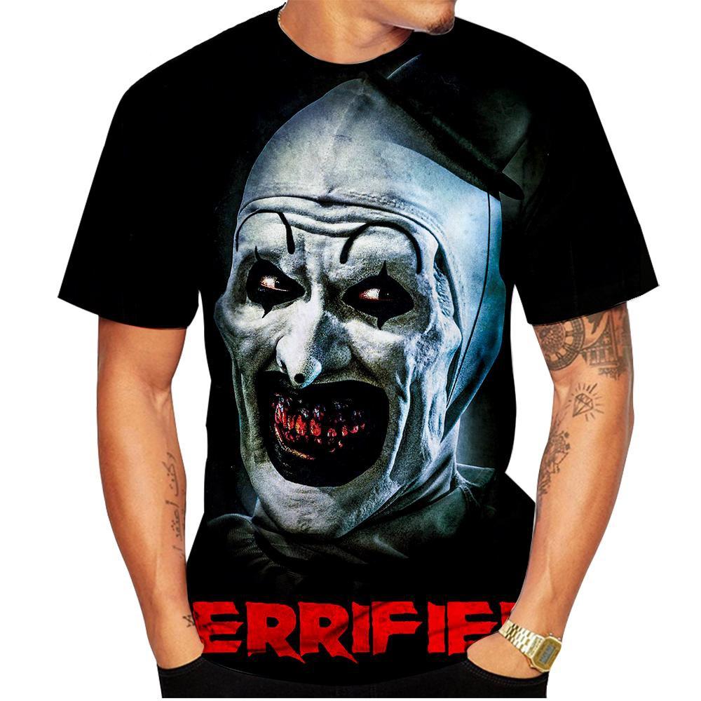 Hot Sale Classic Movie Terrifier Print Fashion Casual American Movie Poster Design Adults Surf