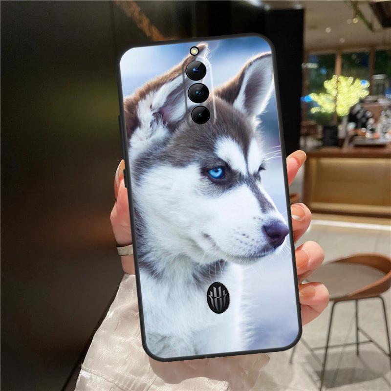 Animal Husky Puppy Case For Red Magic 9 8S 8 Pro Plus Cover For ZTE Nubia Red Magic 6S 7S 6 7 Pro 6R 5S 5G