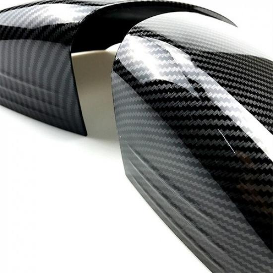 ABS Carbon Fiber Side Rearview Mirror Cover For Benz A CLA Class W177 C118 +