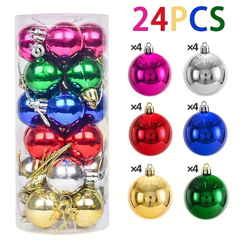 Christmas Tree Decoration 36Pcs 3CM Christmas Balls Pendant Ornaments Party Accessory Home Decor Navidad 2027 New Year Gifts