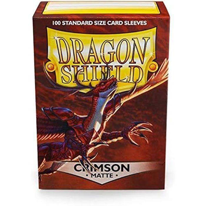 Pochettes De Protection - ARCANE TINMEN - Matte Crimson 100 - Pour Cartes