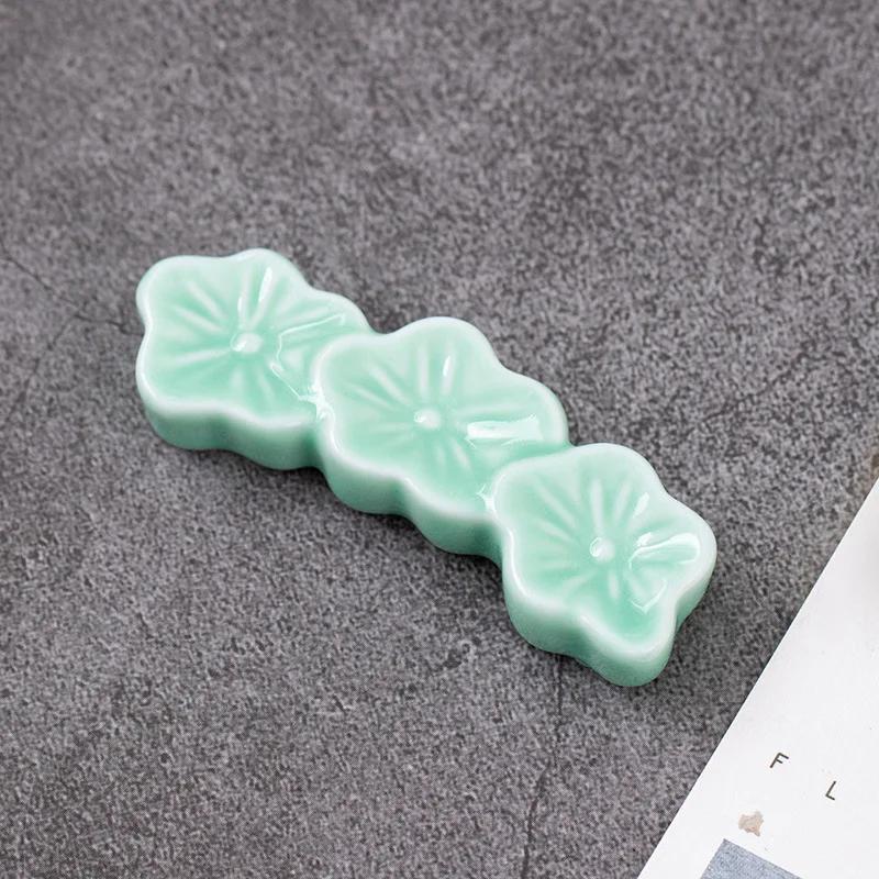 1 шт. Керамический держатель для палочек для еды с цветами сакуры, ложка, вилка, подставка для палочек для еды, кухонные принадлежности, столовые приборы, украшение обеденного стола