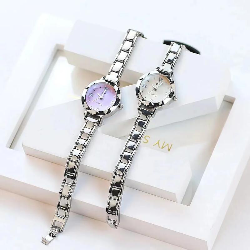Fashion Small Dial Silver Watch For Women Stainless Steel Luxury Ladies Wristwatch Dress Women's Quartz Bracelet Clock Gift