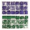 270Pcs 18 Sizes Universal Car Air Conditioning HNBR O Rings Car Auto Repair Tools Rubber Air Conditioning Refrigerant Ring Set