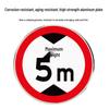 Reflective Round Traffic Height Limit Sign