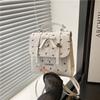 Street Style Small Crossbody Bag With Synthetic Leather And Inner Phone Pocket