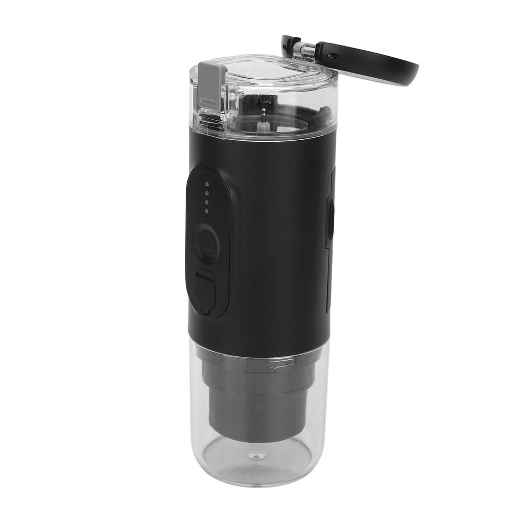 Portable Coffee Maker Travel Coffee Machine Compatible with Capsule and Ground USB Charging for