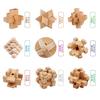 9 шт. / Компл. Китайский Kong Ming Lock Puzzle Toys Lock Set для развития и образования детей