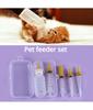 Набор устройств для кормления питомцев Уход за кошками и собаками Бутылочка Шприц Комплект Устройство для кормления новорожденных котят с бутылочкой для кормления Устройство для дачи лекарств щенкам