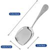 IMEEA Shovel Shape Serving Spoon 18/10 Stainless Steel Buffet Serving Spoon Serving Tablespoon, 9.4-Inch