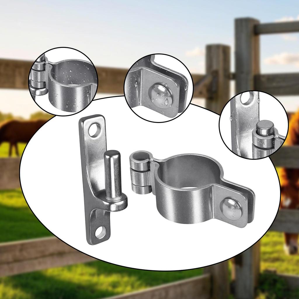 Stainless Steel Accessories for Chain Link Fence Gate Mounting