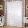 Romantic Floral Vine Pattern Tulle Door Window Curtain Drape Panel Sheer Valance