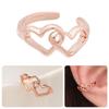 [Onm] Onm 14Kgp Basic Heart Rose Gold Ring Bracelet Ear Cuff (S9593996)