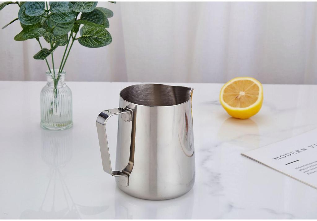 304 Stainless Steel Milk Frothing Latte Art Cup with Logo