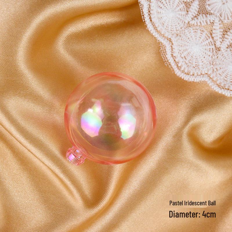 50 радужных шариков-пузырей для украшения торта - Красочные и прозрачные украшения для дня рождения