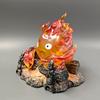 Anime Flame Night Light Collectible Orange Flame Lamp Flickering Flame Effect Bedside Lamp for Bedroom Decor Anime Fans Gift