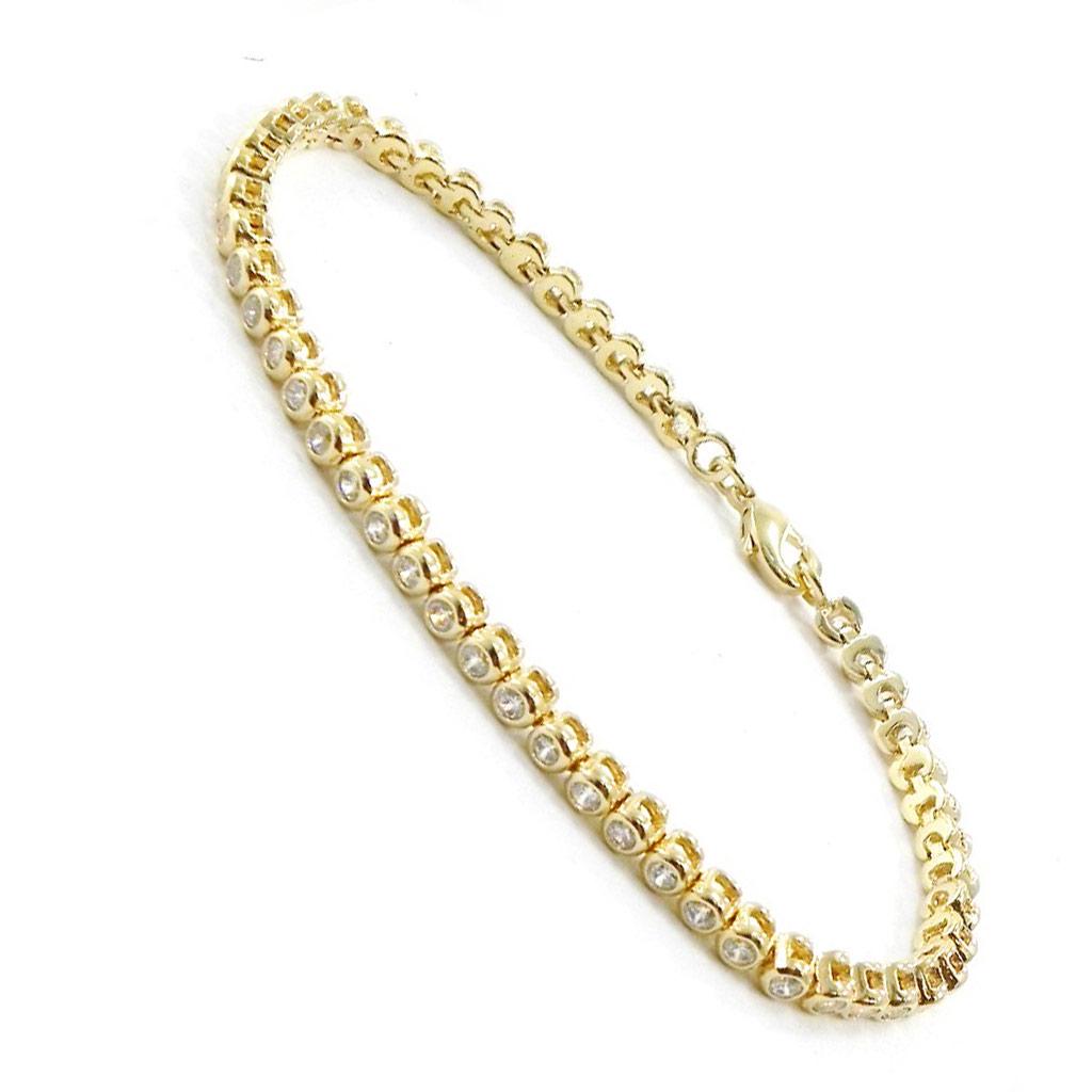 Les Trésors De Lily [F6724] - Браслет «Богиня» из белого золота.