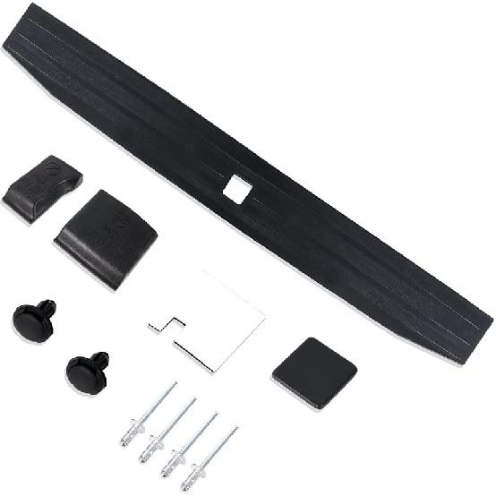 RANSOTO Tailgate Molding Trim Compatible With    2024 2025 Ford F150 F-150 Flexible Flex Step Cap Top Trim Protector Cover Replaces FO1904150C,