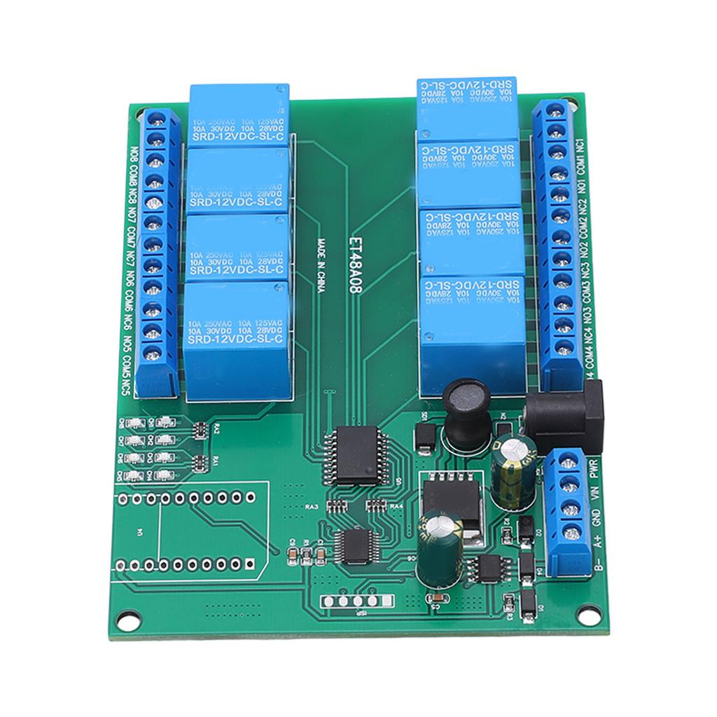 DC12V 8 Channel Relay Module Multifunctional Low Level Circuit Protection Relay Board