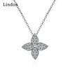 Женское ожерелье Lindon, кулон из медного сплава, циркон, модный подарок