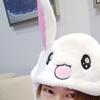 Милый мультфильм Dance Ears Rabbit Beanie Hat Airbag Cap