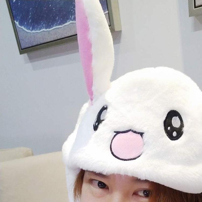 Милый мультфильм Dance Ears Rabbit Beanie Hat Airbag Cap