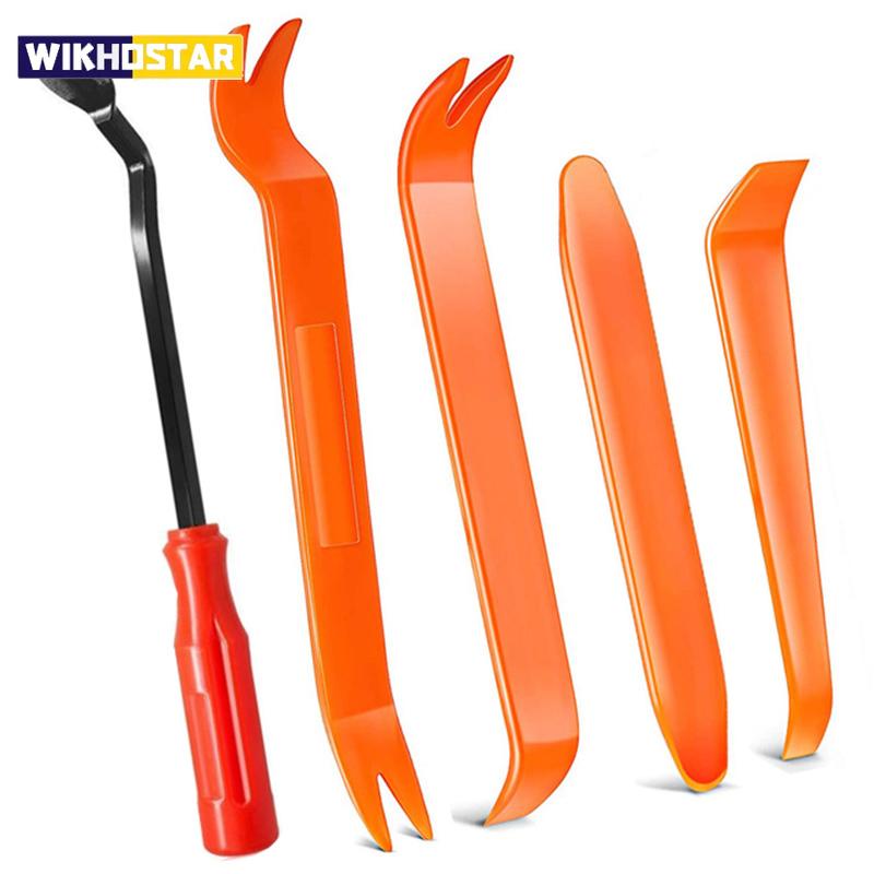 Инструмент для снятия обшивки автомобиля Инструменты для снятия панелей обшивки дверей автомобиля Инструмент для снятия магнитолы автомобиля Монтажный инструмент Инструмент для поддевания Панель клипс двери автомобиля Лом для снятия