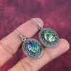 Abalone Shell 925 Solid Sterling Silver Earrings, Handmade Gemstone Earrings Jewelry, Gifts For Wife Brand New Earrings