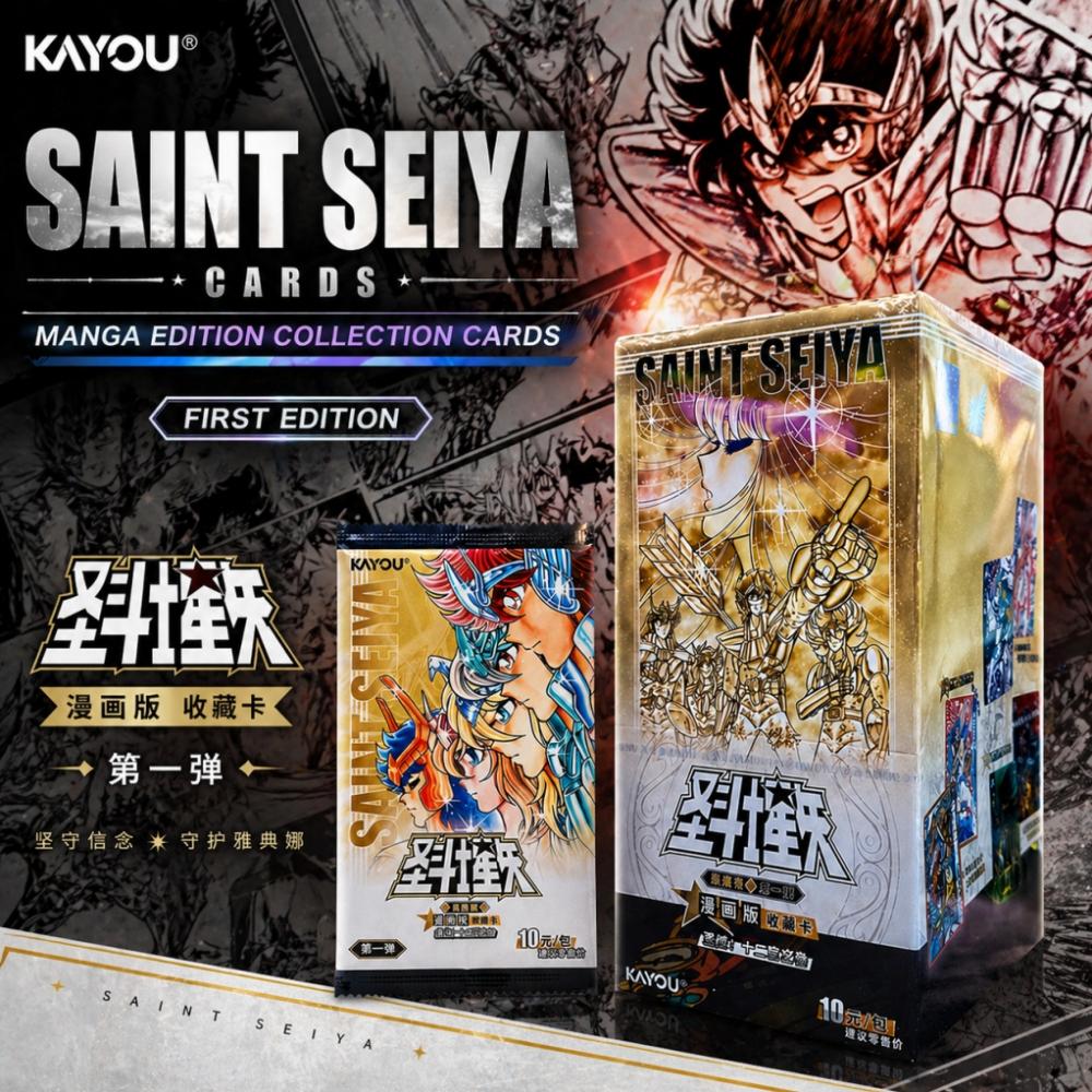 Saint Seiya Manga Edition Wave1 Booster Box Rare SE\SA\LR\LSR\SGR\BUR\UR\MR Collection Flash Card Game Toy Birthday Gifts