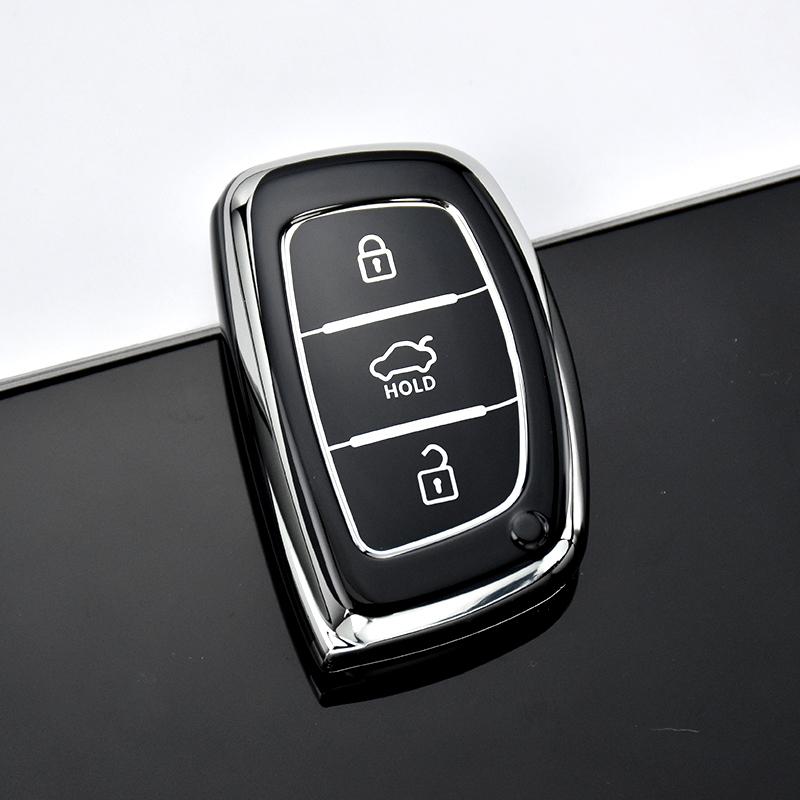 3 4 кнопки новый чехол для смарт-ключа из ТПУ для Hyundai Tucson Santa Fe Rena Sonata Elantra Creta Ix35 Ix45 I10 I30 I40 аксессуары