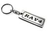 RAV4 Двойное кольцо Акриловый оригинальный брелок Запчасти на заказ A-615-2 Серебристый/Черный (Ранняя/Поздняя Модель)