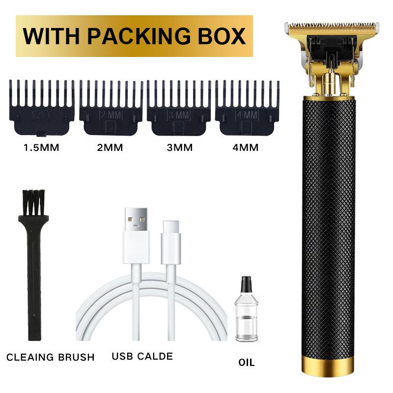 Rechargeable Vintage T9 Cordless Hair Cutting Machine Electric Shaver For Man Hair Clipper Barber Trimmer Beard Razors