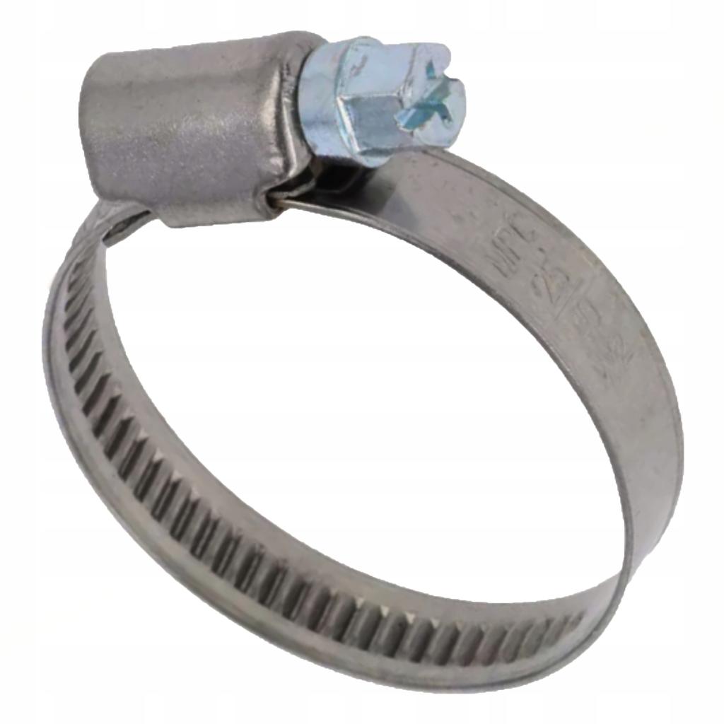 10x opaska zaciskowa ślimakowa 20-32mm klasa w2 inox (półinox), 9 mm szer.