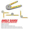 Торцовочная пила Измеритель угла Инженер Плотник Транспортир Линейка Измеритель Гониометр