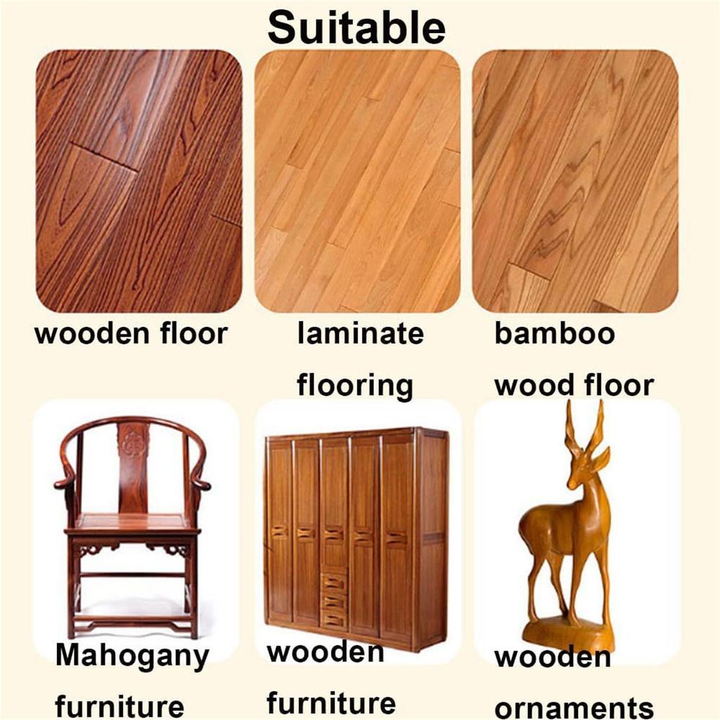 Мебельная мазь для кожи, Мебельная мазь/мазь для кожи с щеткой из кабаньей щетины для дома