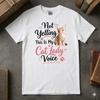 Cat Lady Funny Kitten Lover Cotton Tee Graphic Unisex T-shirt