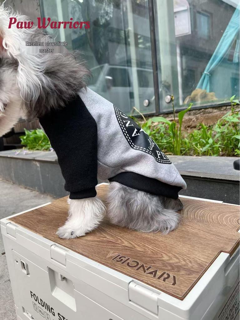 Большой флисовый свитер для собак на осень/зиму - Подходит для пуделей, ретриверов, шнауцеров, корги, бишонов и тедди.