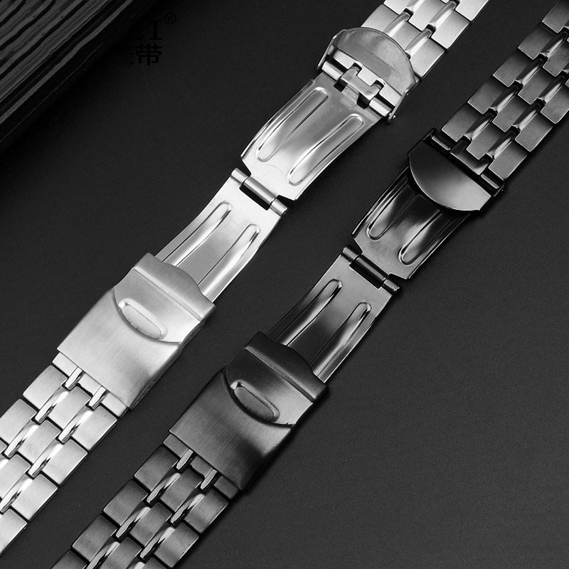 Классический ремешок для часов из нержавеющей стали 19 мм 21 мм для YCS YAs YGS черный серебряный ремень YGS471G браслет мужские женские металлические часы цепочка