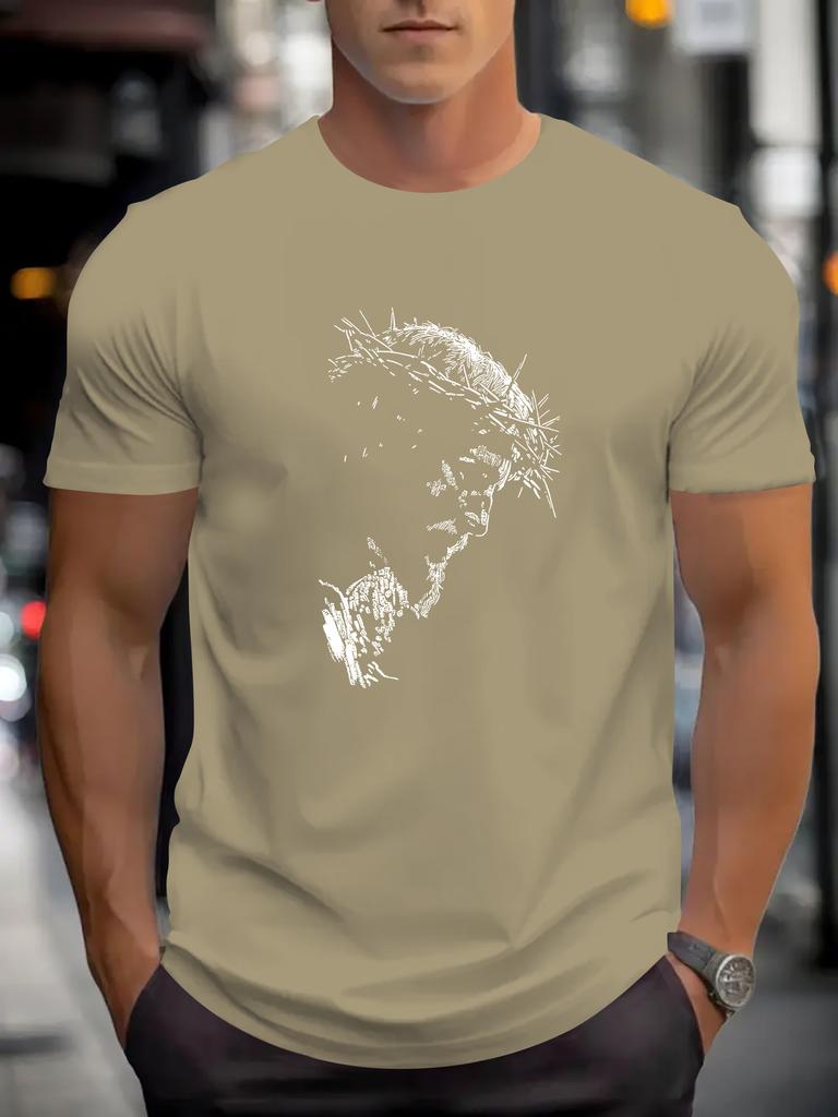2026 Summer New Style Unisexs Pure Cotton Tshirt with Simple Pattern Printing Casual Fashionable Comfortable and Soft