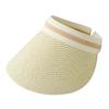 Outdoor Portable Wide Brim Anti-UV Sun Hat Visors Beach Hat Straw Cap