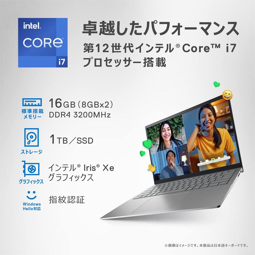 Dell Inspiron 14 5420 Laptop Platinum Silver 12th Gen Core 16GB 1TB MI574A-CHL (Intel i7-1255U, RAM, SSD, 14-inch FHD+ Display)